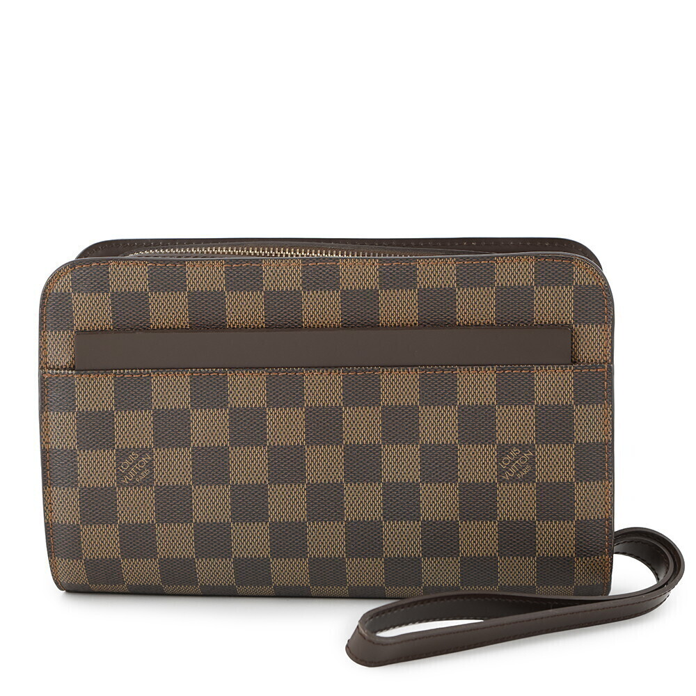 Louis Vuitton Damier Ebene Brown Saint Shoulder Bag